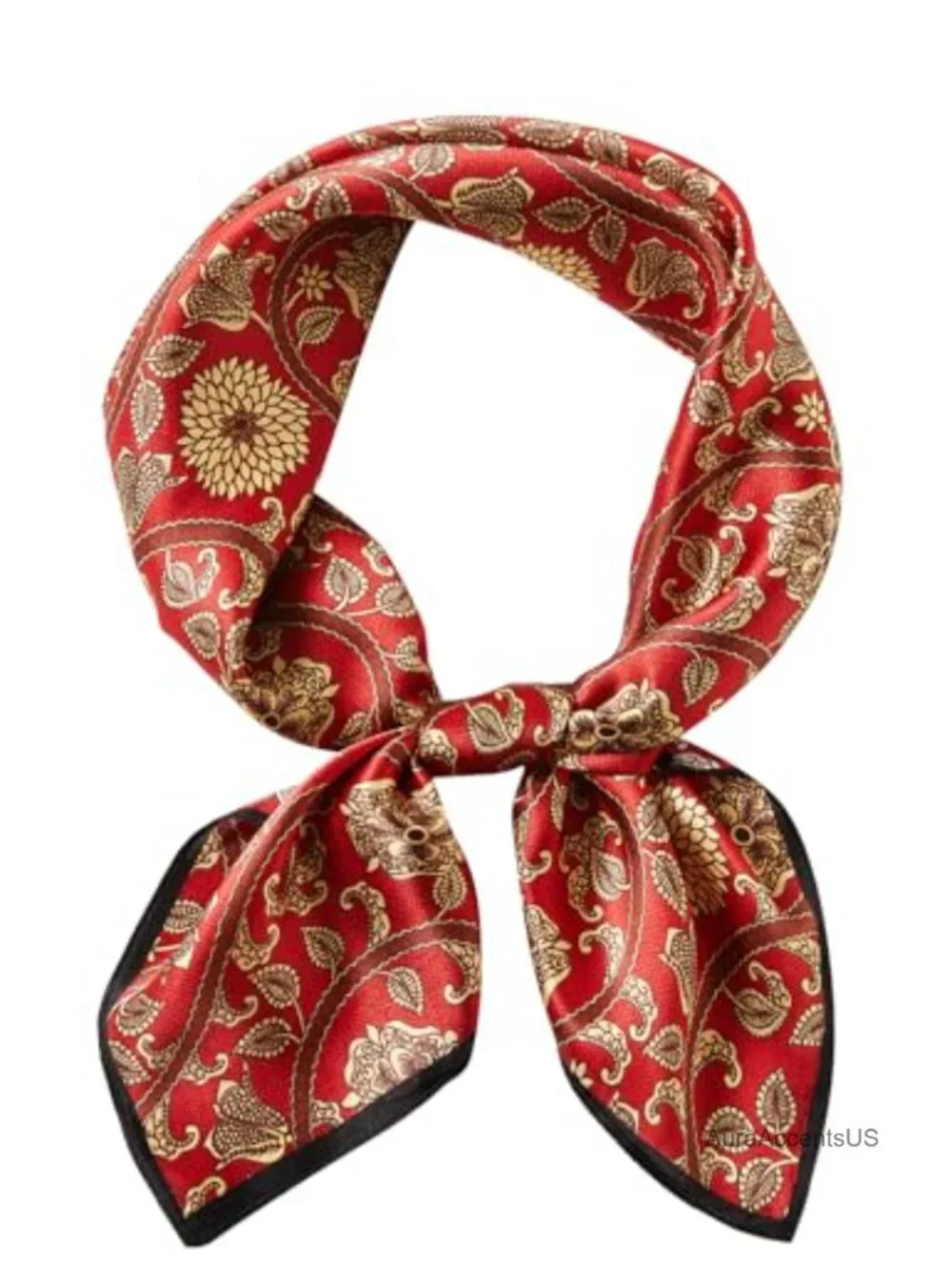 100% Mulberry Silk Square Scarf 27x27 Neck Scarf Hair Scarf Bandana